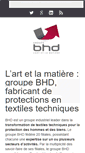 Mobile Screenshot of bhd.fr
